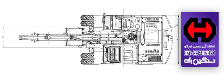 مشخصات بیل مکانیکی HEW140 هپکو