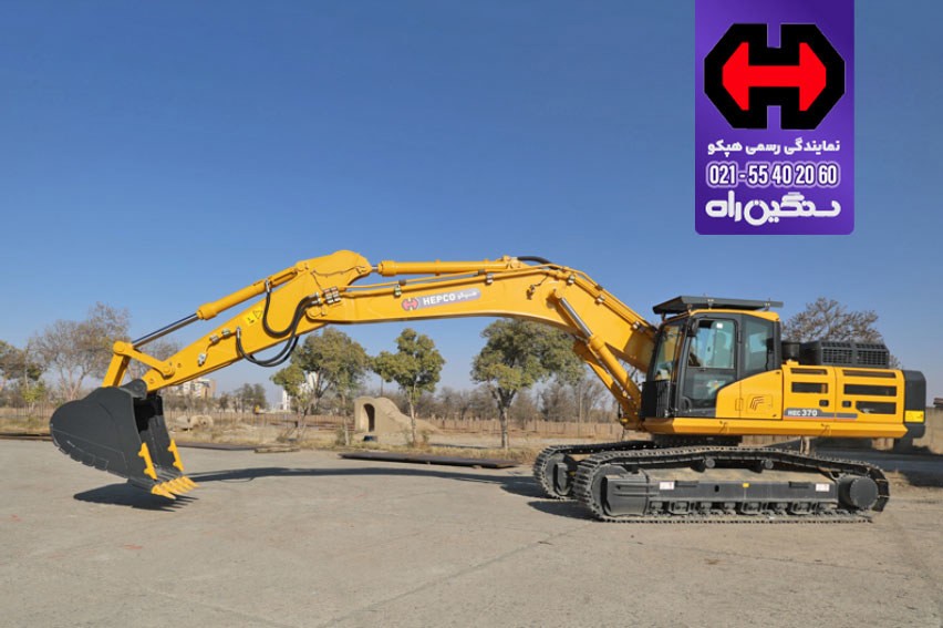 بیل مکانیکی زنجیری 37 تن هپکو HEC370