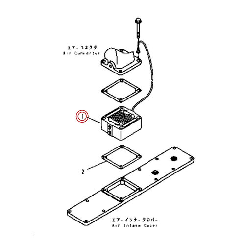 گرمکن موتور کوماتسو 6D102