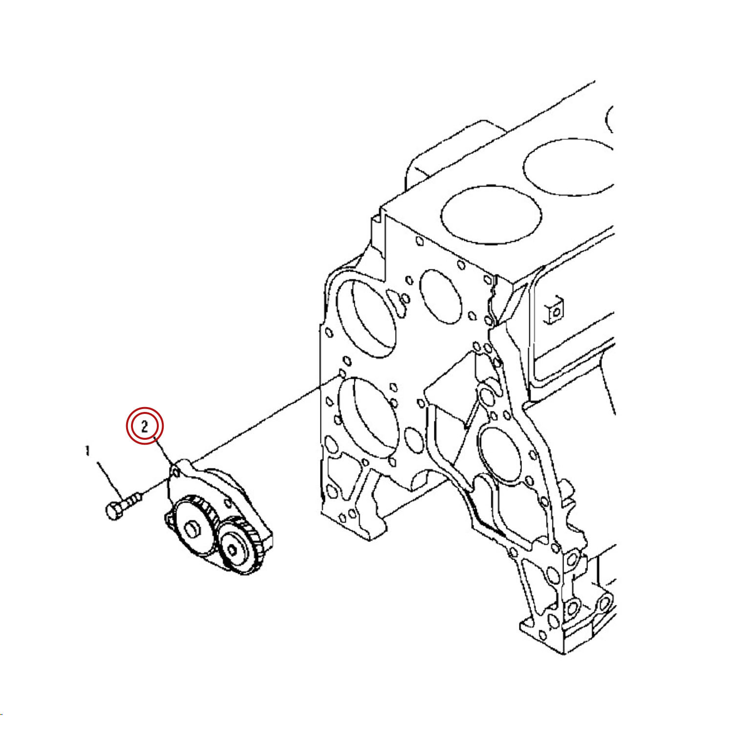 اویل پمپ بیل مکانیکی کوماتسو PC200-7