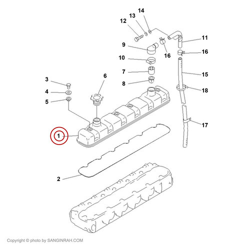درب سوپاپ بیل مکانیکی کوماتسو PC 200