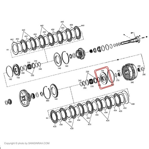پیستون گیربکس گریدر هپکو HG180C B