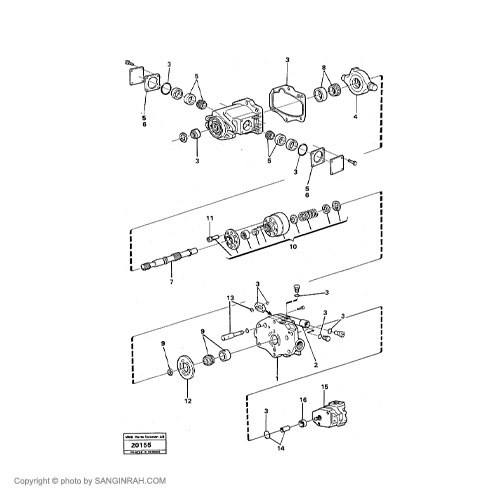 پمپ سرو لودر ولوو L120
