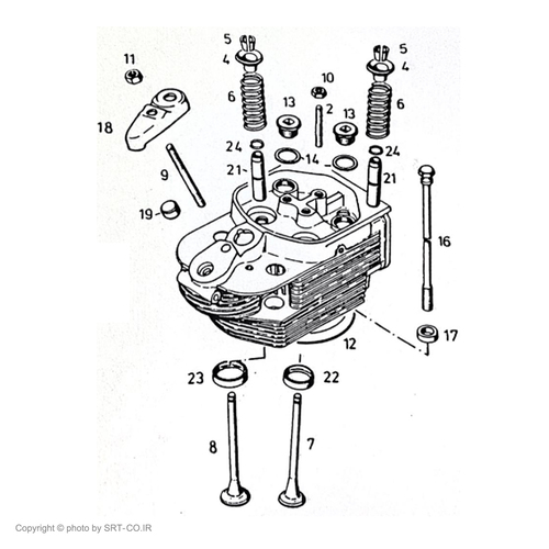 واشر سرسیلندر بیل مکانیکی هپکو 912