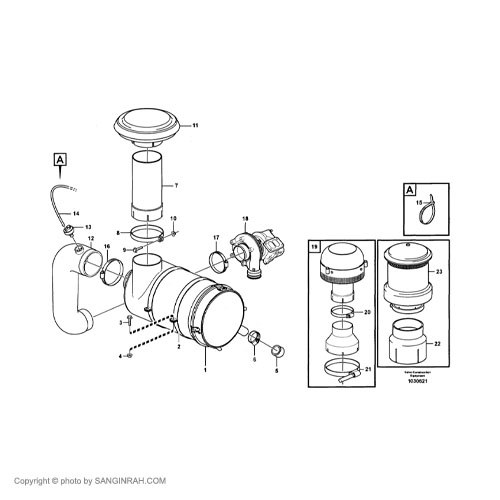 توربو شارژر لودر ولوو L90F