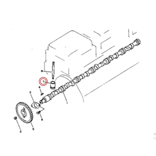 استکان تایپیت موتور بلدوزر کوماتسو D 155