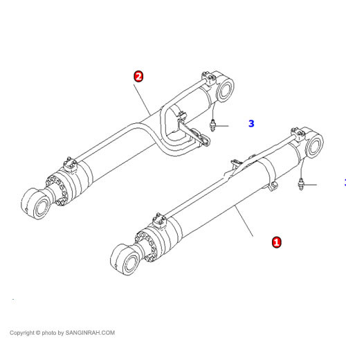 جک بالابر بیل مکانیکی کوماتسو PC220-7