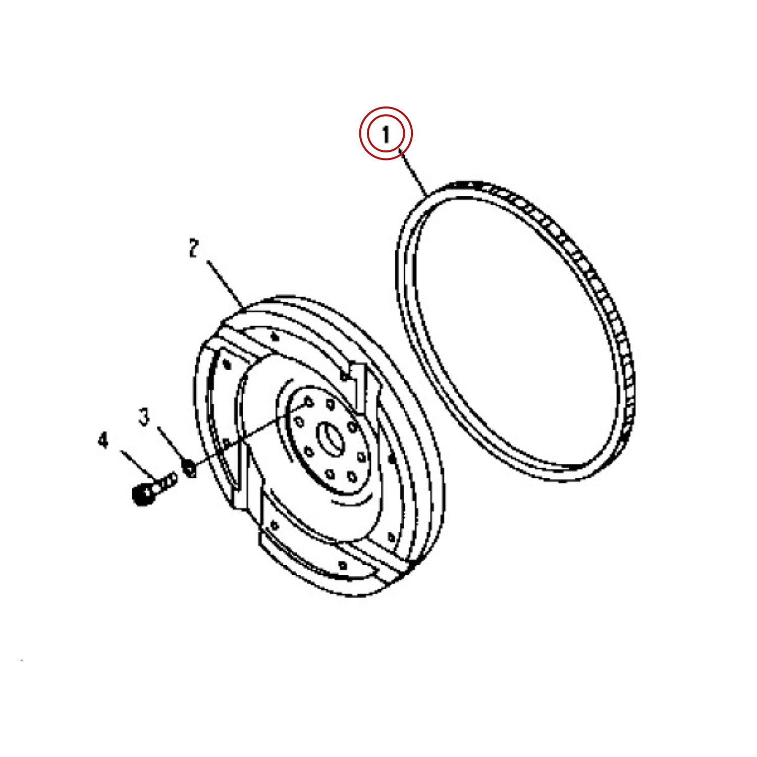 دنده فلاویل بیل کوماتسو PC200-7