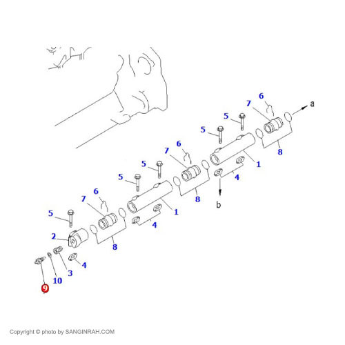 سنسور دمای آب لودر کوماتسو WA 470-3