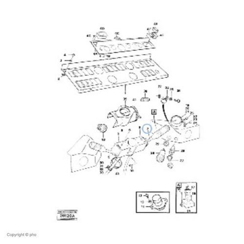 دسته راهنما لودر ولوو 4500