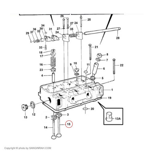 سوپاپ دود لودر ولوو 4400