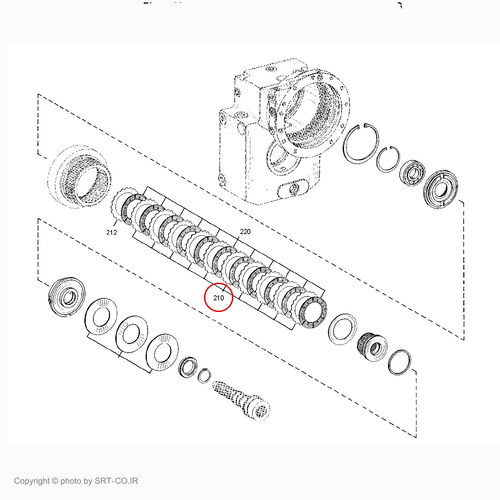 صفحه آهنی گیربکس بیل مکانیکی هپکو A900