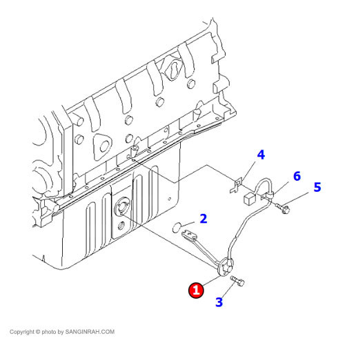 سنسور سطح روغن لودر کوماتسو WA 470-3