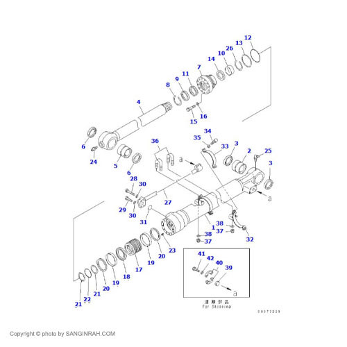 کیت جک خالی کن بیل مکانیکی کوماتسو PC200-7