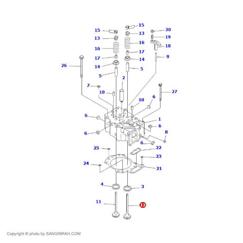 سوپاپ هوا لودر کوماتسو WA 470-3