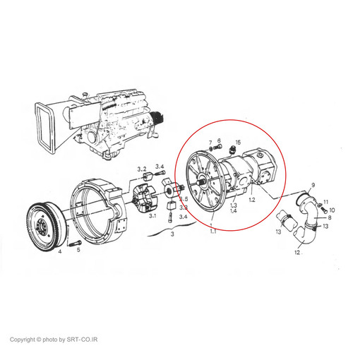 پمپ مادر بیل مکانیکی هپکو 912