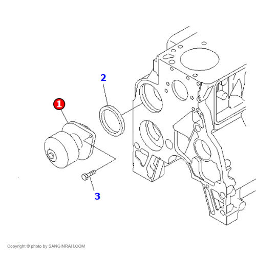 واترپمپ بیل مکانیکی کوماتسو PC200-7