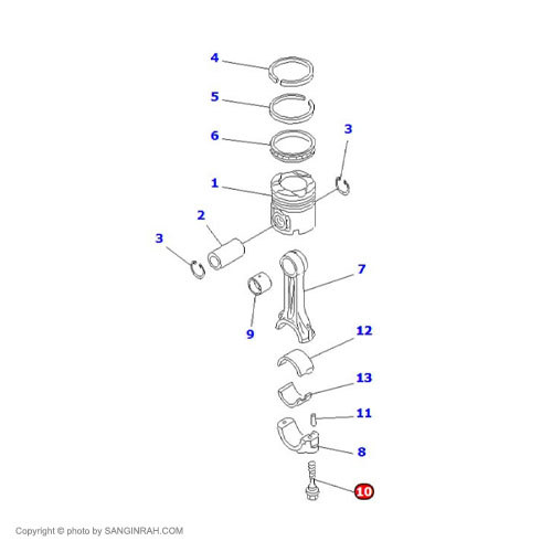 پیچ شاتون لودر کوماتسو WA 470-3