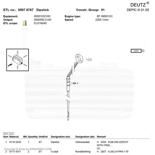گیج روغن موتور غلتک هپکو HC100C