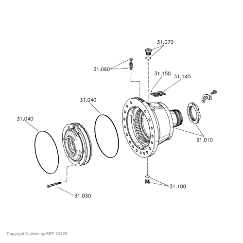 هاپ کریر چرخ عقب گریدر هپکو HG180D