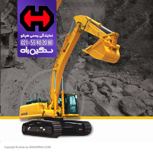 فروش بیل مکانیکی زنجیری 37 تن هپکو HEC370 - موتور کامینز
