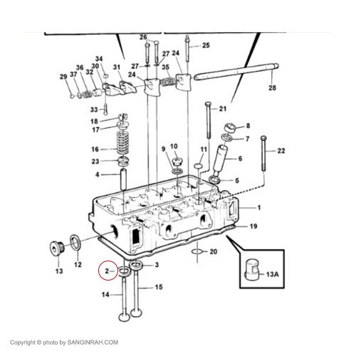 سیت سوپاپ هوا لودر ولوو 4400