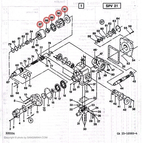 روتاری گروپ پمپ حرکت غلطک هپکو CA25