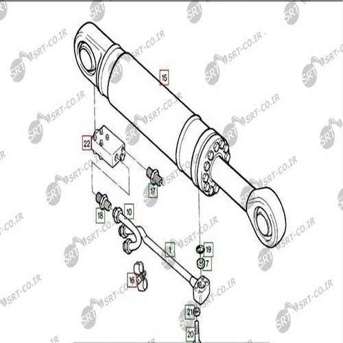 سوپاپ جک پایه بیل مکانیکی هپکو 912