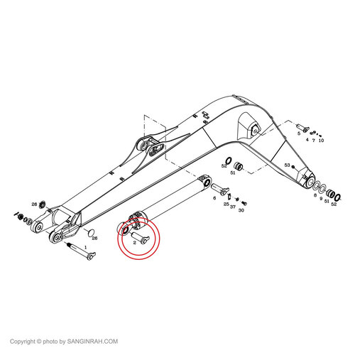 پین باکت بیل مکانیکی هپکو مدل A900