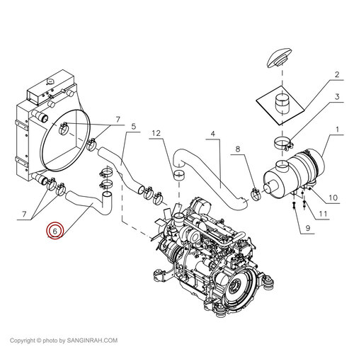 جنت پايين اينترکولر غلتک هپکو HC100C