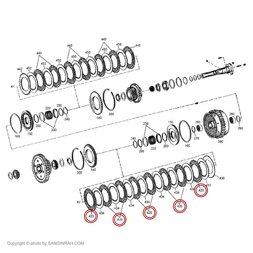 صفحه گرافیت کوچک گیربکس گریدر هپکو HG180C B