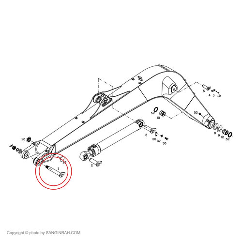 پین باکت بیل مکانیکی هپکو A900