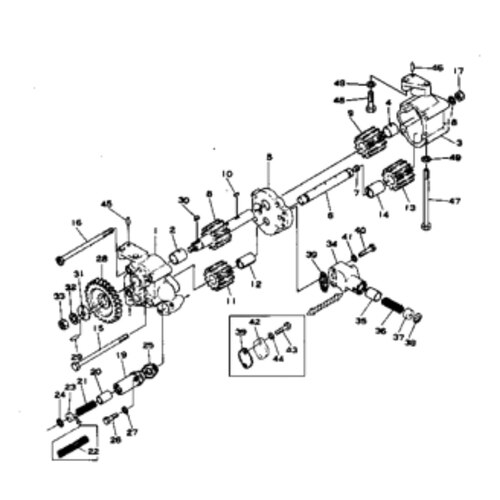 اویل پمپ موتور کوماتسو 6D155