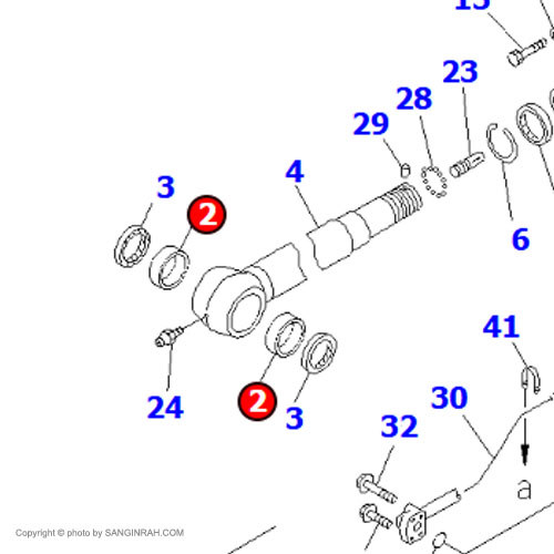 بوش جک استیک بیل مکانیکی کوماتسو PC220-7