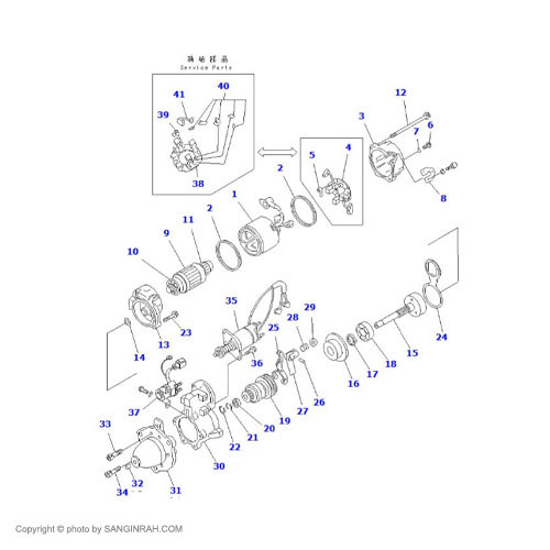 استارت لودر کوماتسو WA 470-3