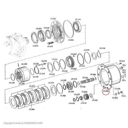 کاریر چرخ بیل مکانیکی هپکو HE100
