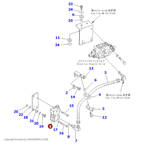 شیر کات اف لودر کوماتسو WA 470-3