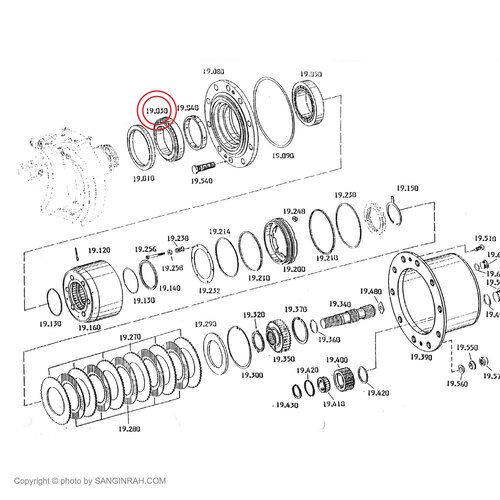 بلبرینگ توپی چرخ کوچک غلتک هپکو HC100