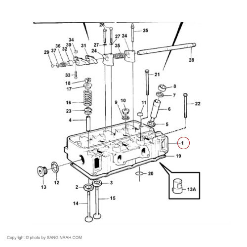 سرسیلندر لودر ولوو 4400