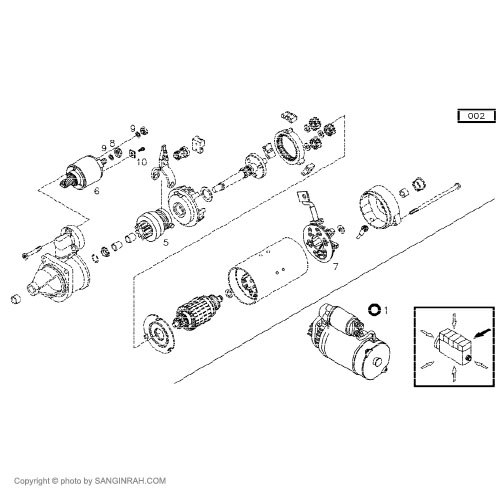استارت غلتک هپکو HC100C