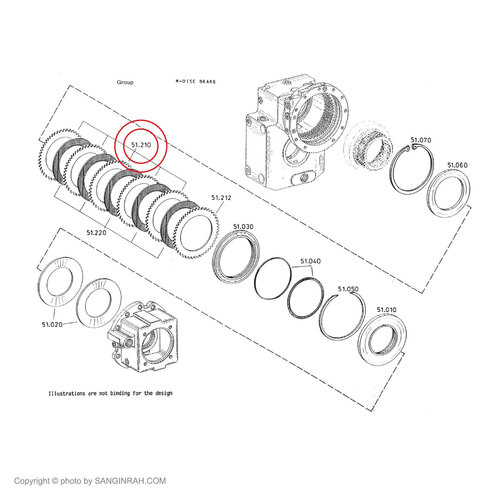 صفه آهنی بزرگ گیربکس بیل مکانیکی هپکو HE100