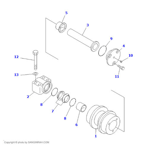 رولیک بالا بیل مکانیکی کوماتسو PC200-7