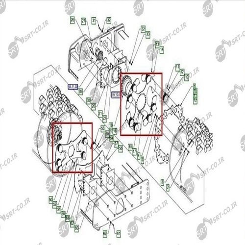 ضربه گیر درام غلتک هپکو HR105