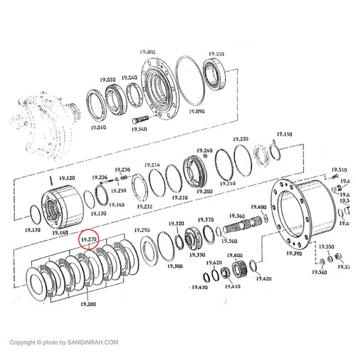 صفحه آهنی چرخ بیل مکانیکی هپکو HE100