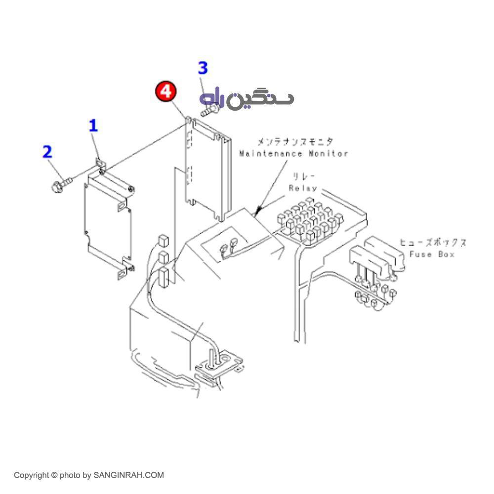 کامپیوتر اصلی لودر کوماتسو WA 470-3
