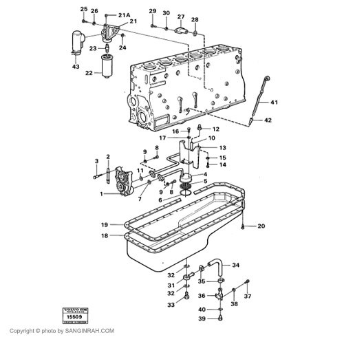 اویل پمپ لودر ولوو 4400