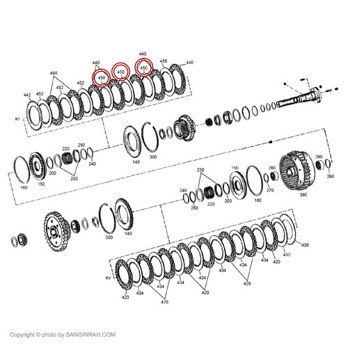 صفحه آهنی بزرگ 1.8 گیربکس گریدر هپکو HG180C B