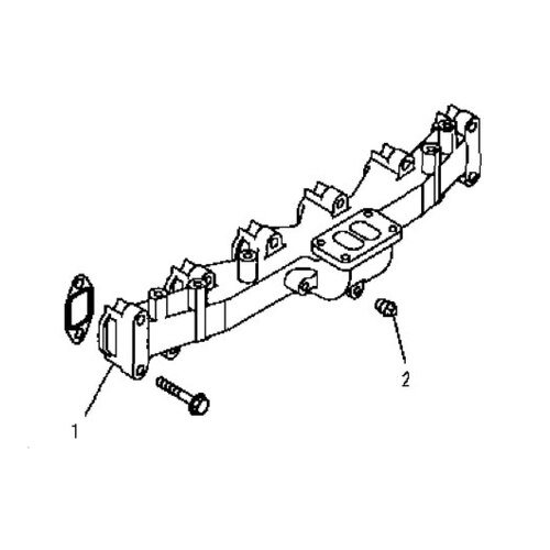 منیفولد اگزوز موتور کوماتسو 6D102