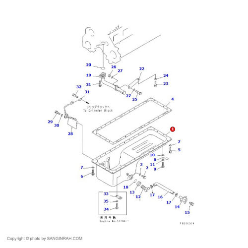 کارتل روغن لودر کوماتسو WA 470-3