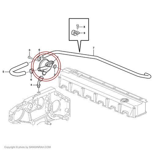 بخارکش موتور بیل مکانیکی ولوو EC 210 BLC